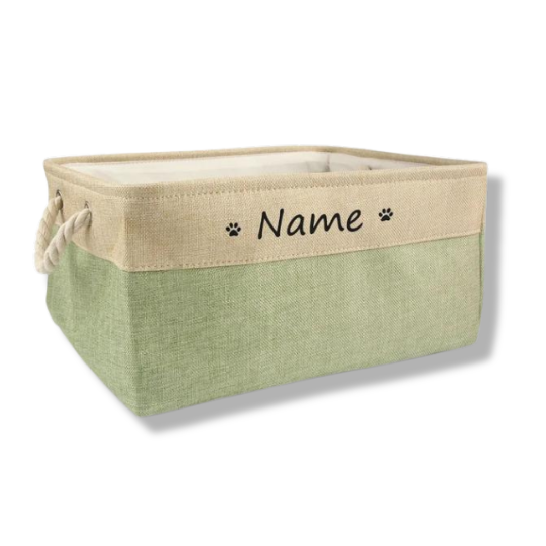 Personalized Pet Toy Basket