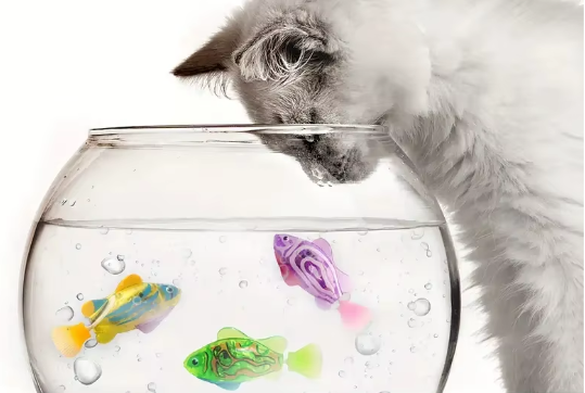 Electronic Swimming Fish Toy for Pets