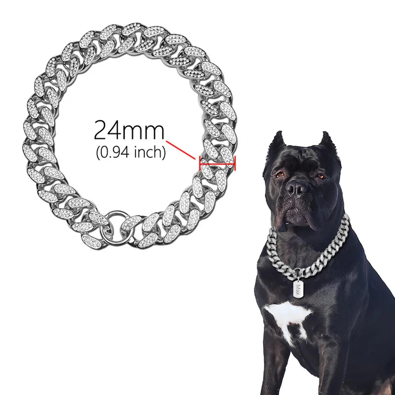 Diamond Chain Collar