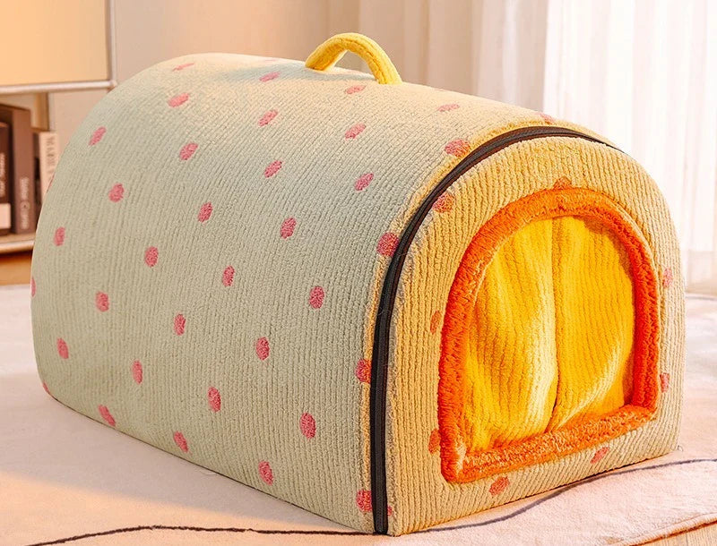 SnugNest Cozy Pet House Bed