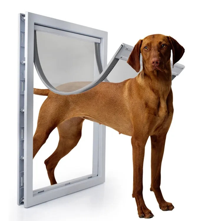 Insulated Pet Door with Flame