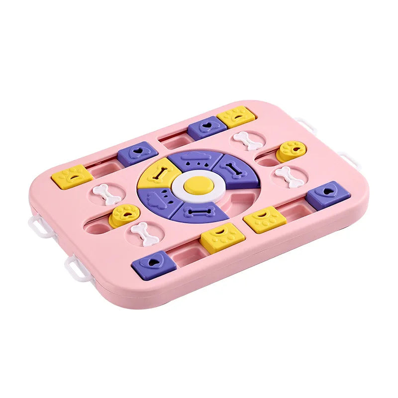 4-in-1 Interactive Dog & Cat Puzzle Toy – Slow Feeder
