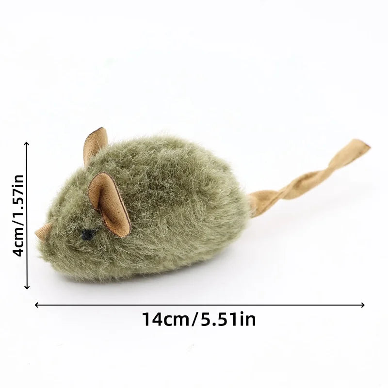 SqueakyMouse Plush Cat Toy