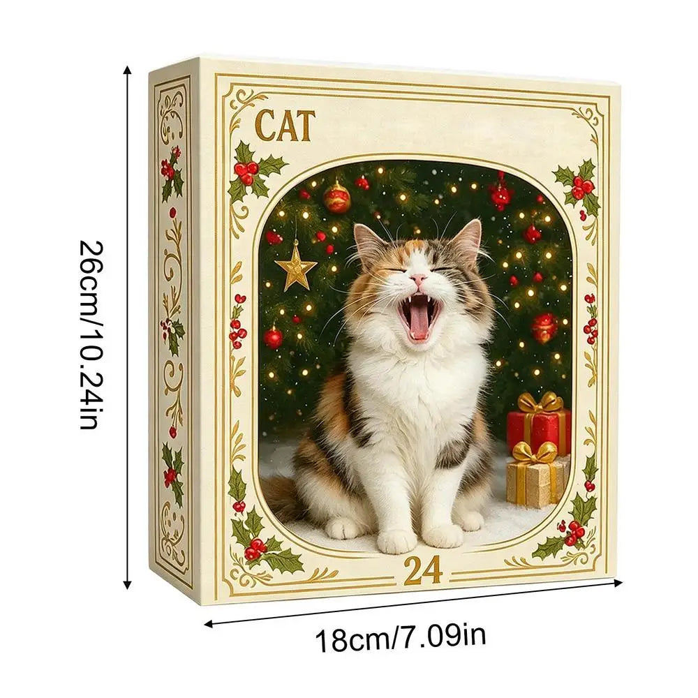 24-Day Cat Christmas Countdown Calendar ππ±