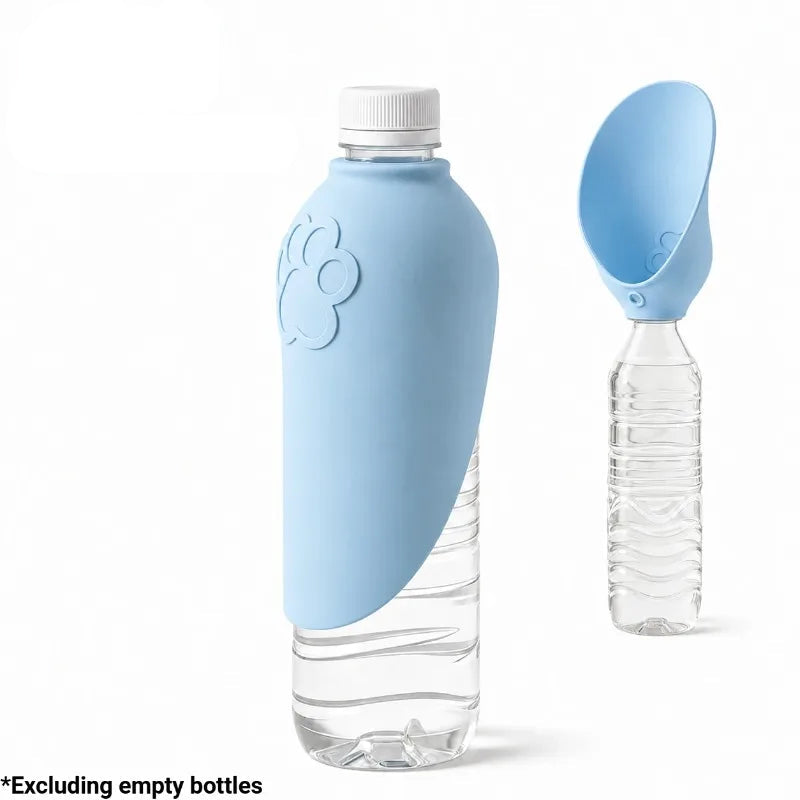 PawSip Portable Pet Water Bottle & Foldable Drinking Bowl