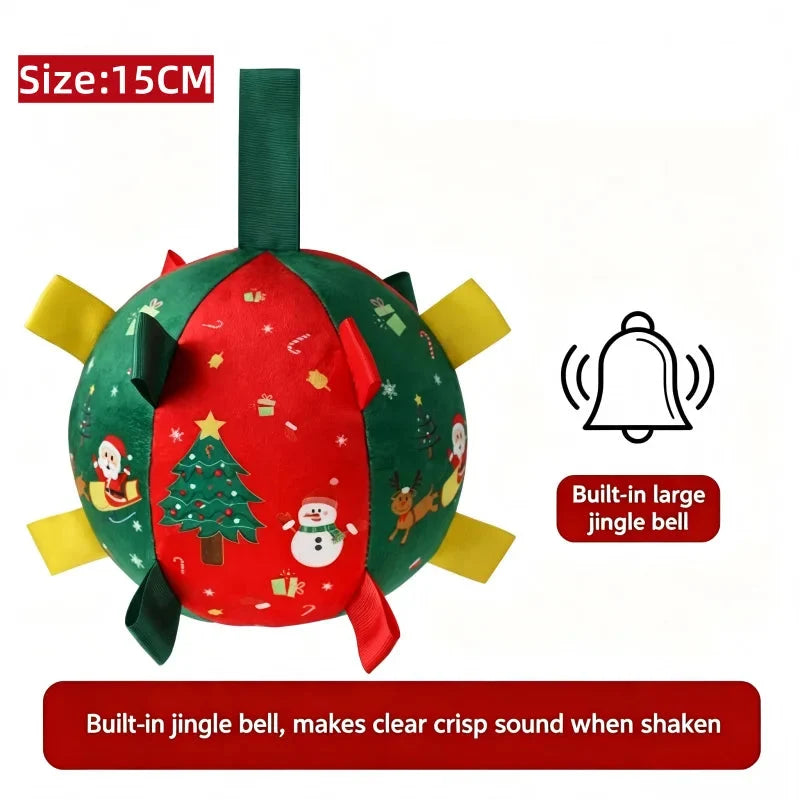 JingleRoll Self-Moving Christmas Dog Ball