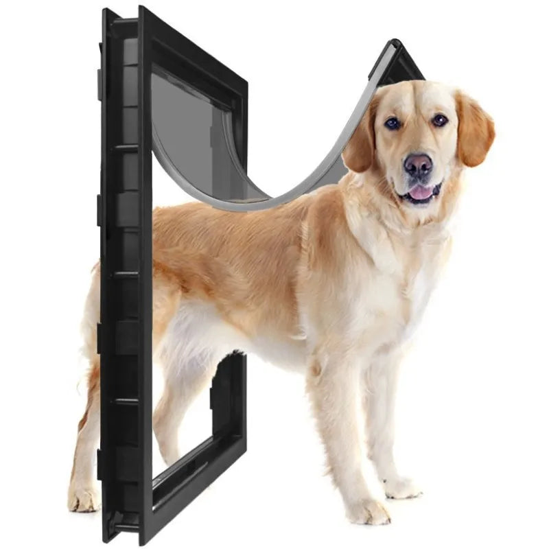 Insulated Pet Door with Flame