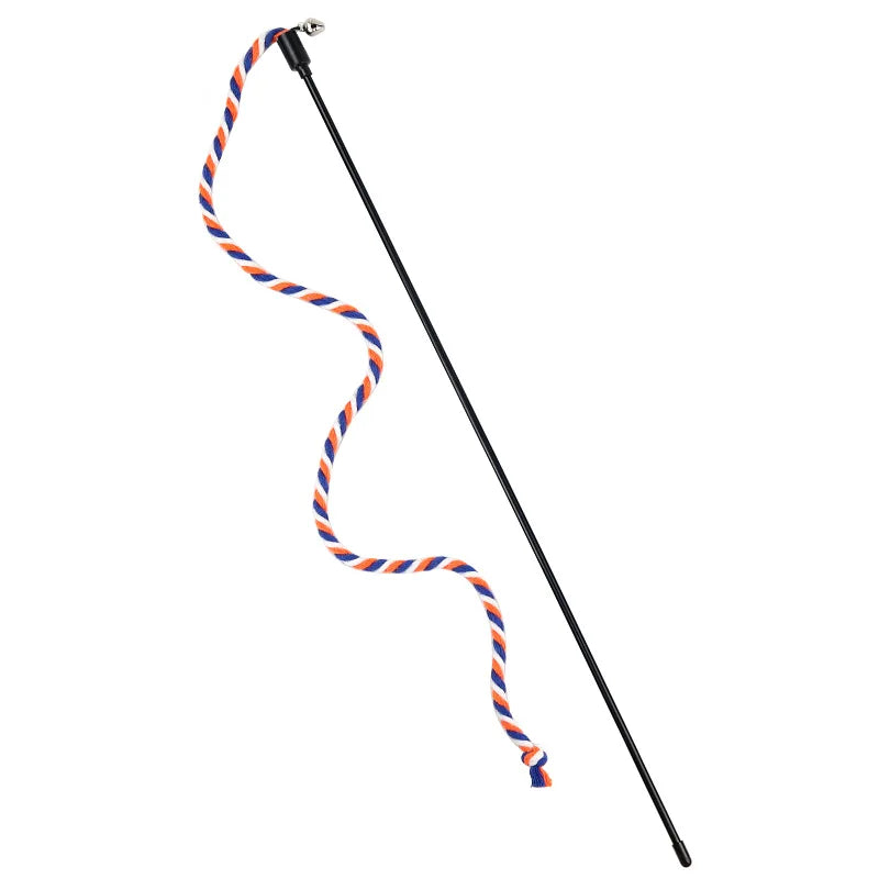 Interactive Cat Wand Toy with Bell