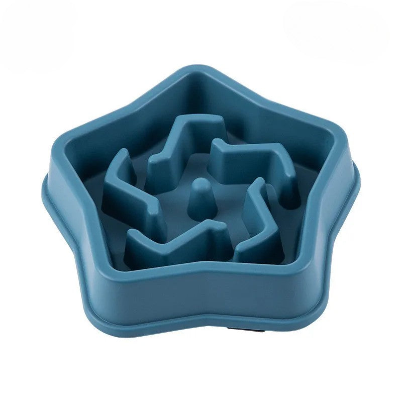 Pet Slow Feeding Bowl - Anti-Choking, Non-Slip Bowl for Cats & Dogs