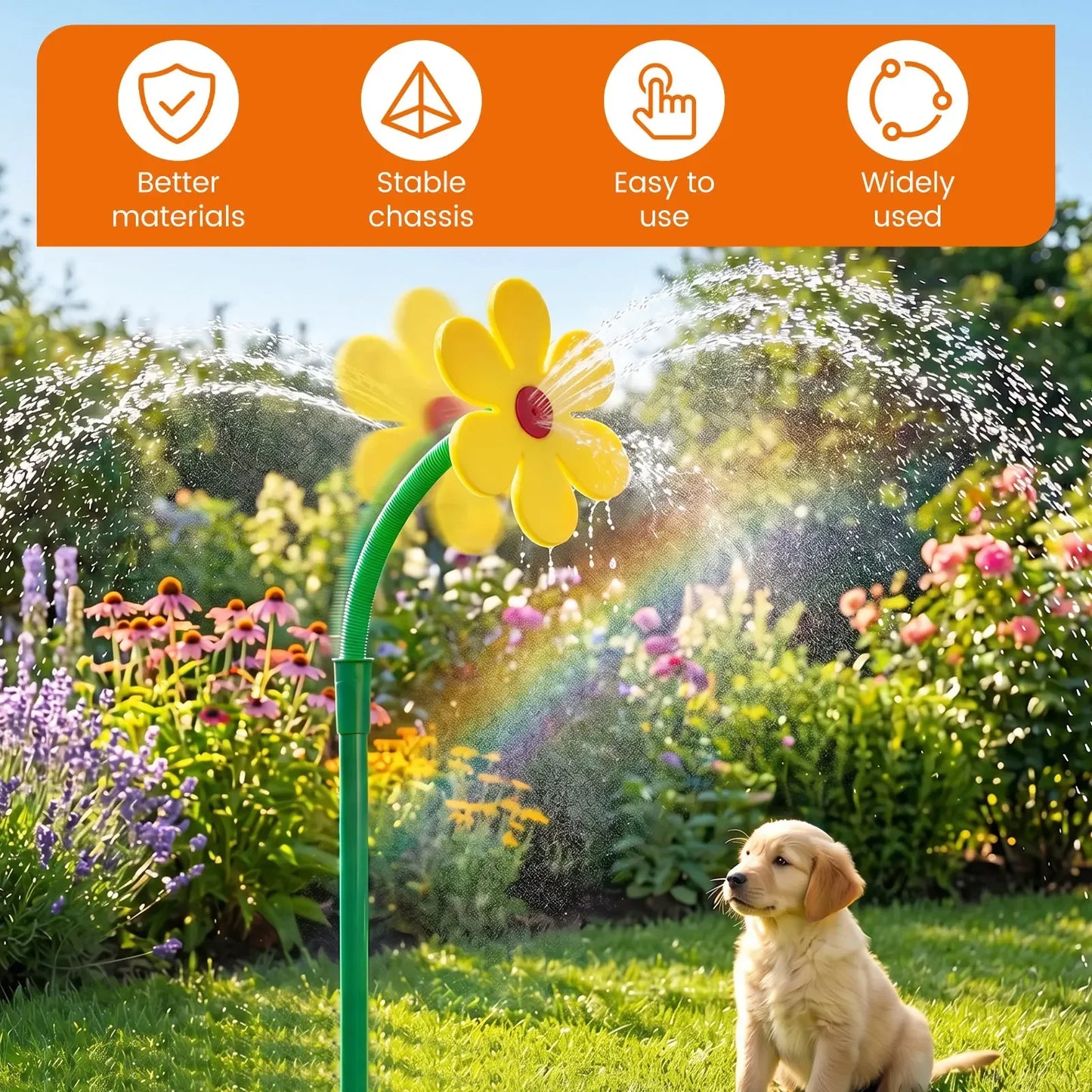 Crazy Daisy Dancing Dog Sprinkler