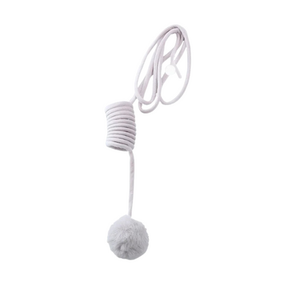 Self-Play String Toy for Kittens with Ball