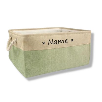 Personalized Pet Toy Basket