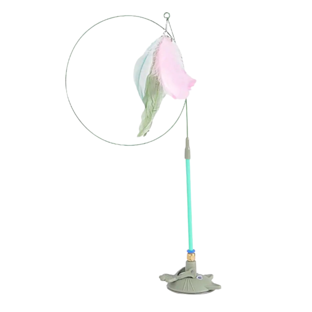 Interactive Self Play Suction Cup Cat Toy