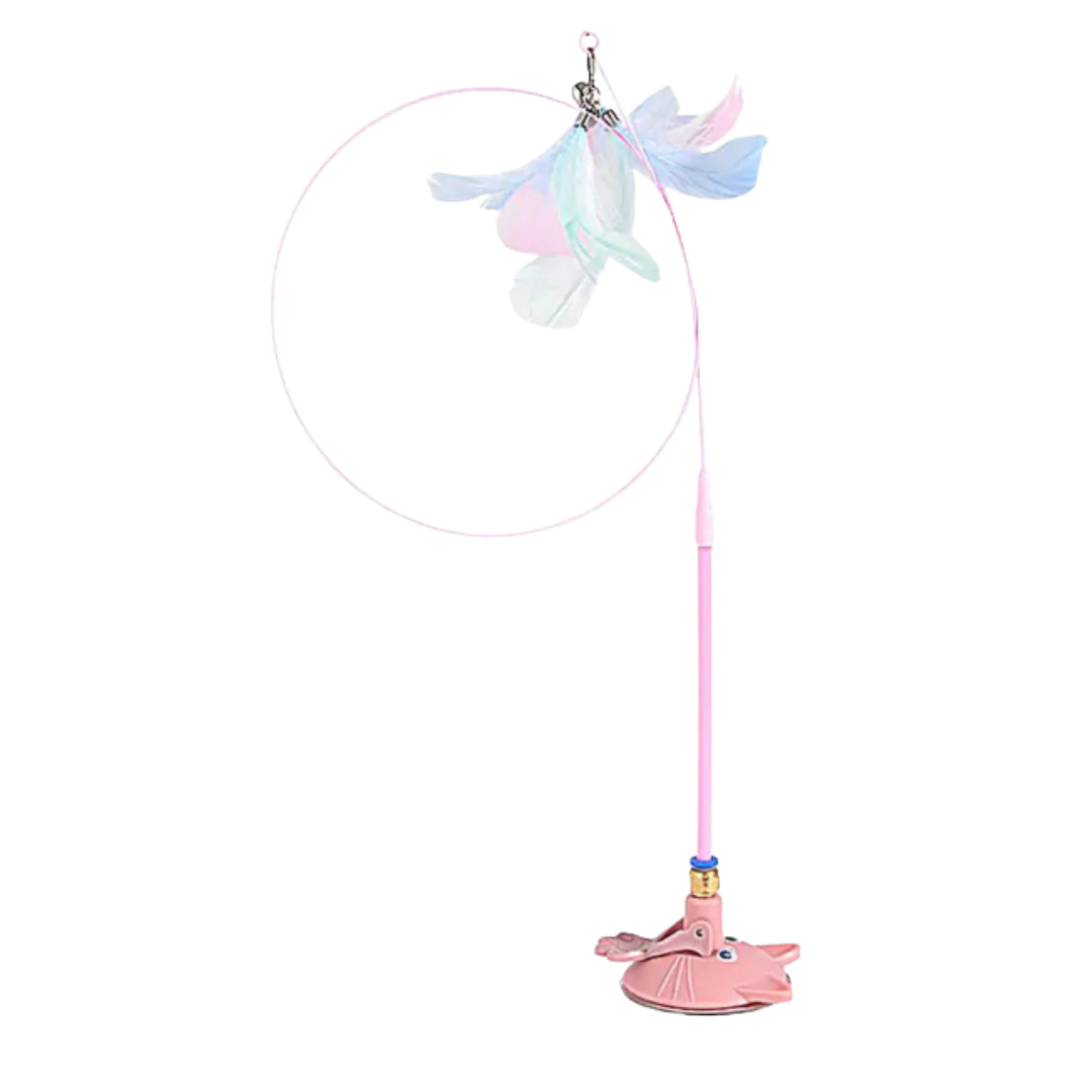 Interactive Self Play Suction Cup Cat Toy