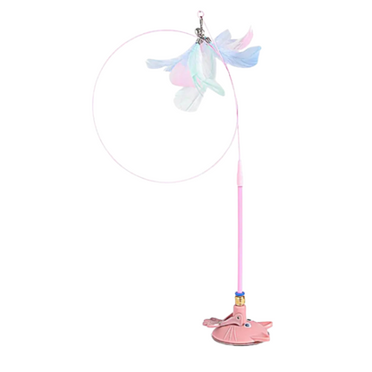Interactive Self Play Suction Cup Cat Toy