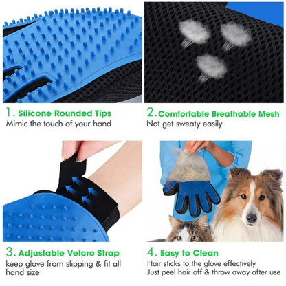 Pet Bath Brush Glove