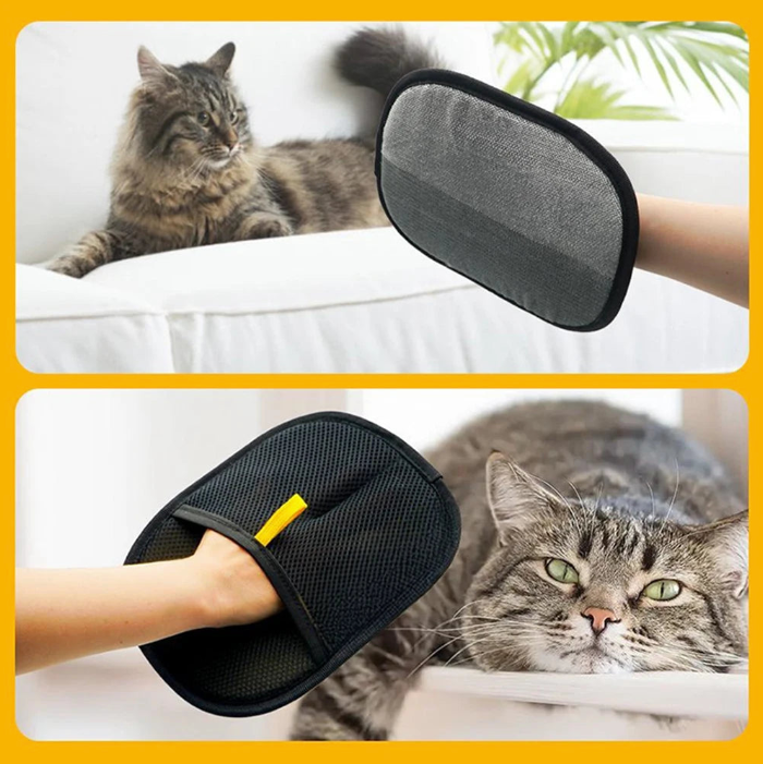 Double-Sided Pet Hair Removal Glove