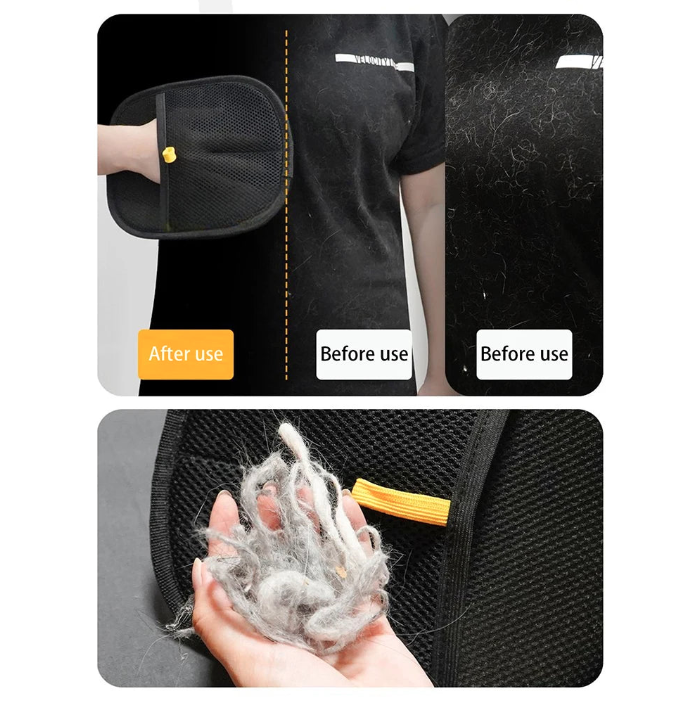 Double-Sided Pet Hair Removal Glove