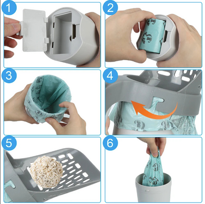 Self-Cleaning Cat Litter Scoop