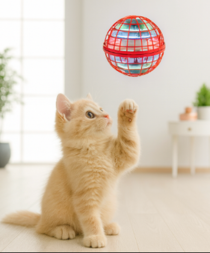PurrGlobe – Interactive LED Cat Toy Ball