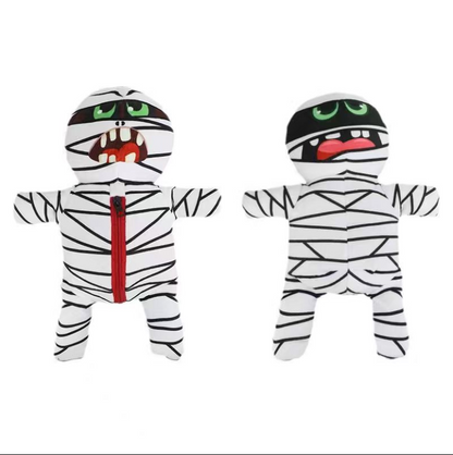 MummyMonster 9-in-1 Squeaky Dog Toy with Hidden Organs