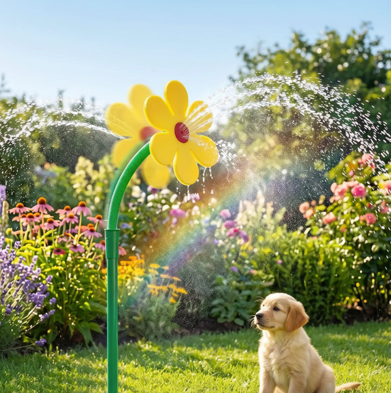 Crazy Daisy Dancing Dog Sprinkler