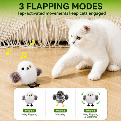 Flapping Bird - Interactive Bird-Shaped Cat Toy