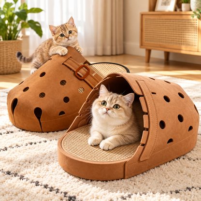 Shoe-Shaped Cat Scratcher & Lounger 👟🐱
