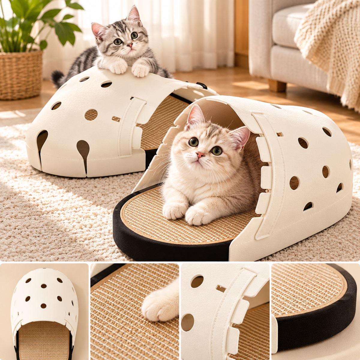 Shoe-Shaped Cat Scratcher & Lounger 👟🐱