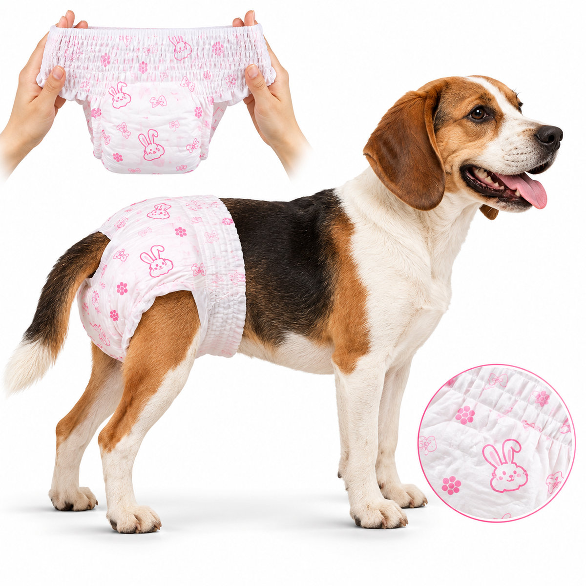 Disposable Dog Diapers – 40 Pack 🐶💧