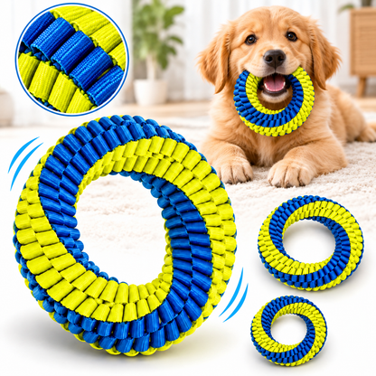 Interactive Nylon Rope Dog Toy 🐶🪢