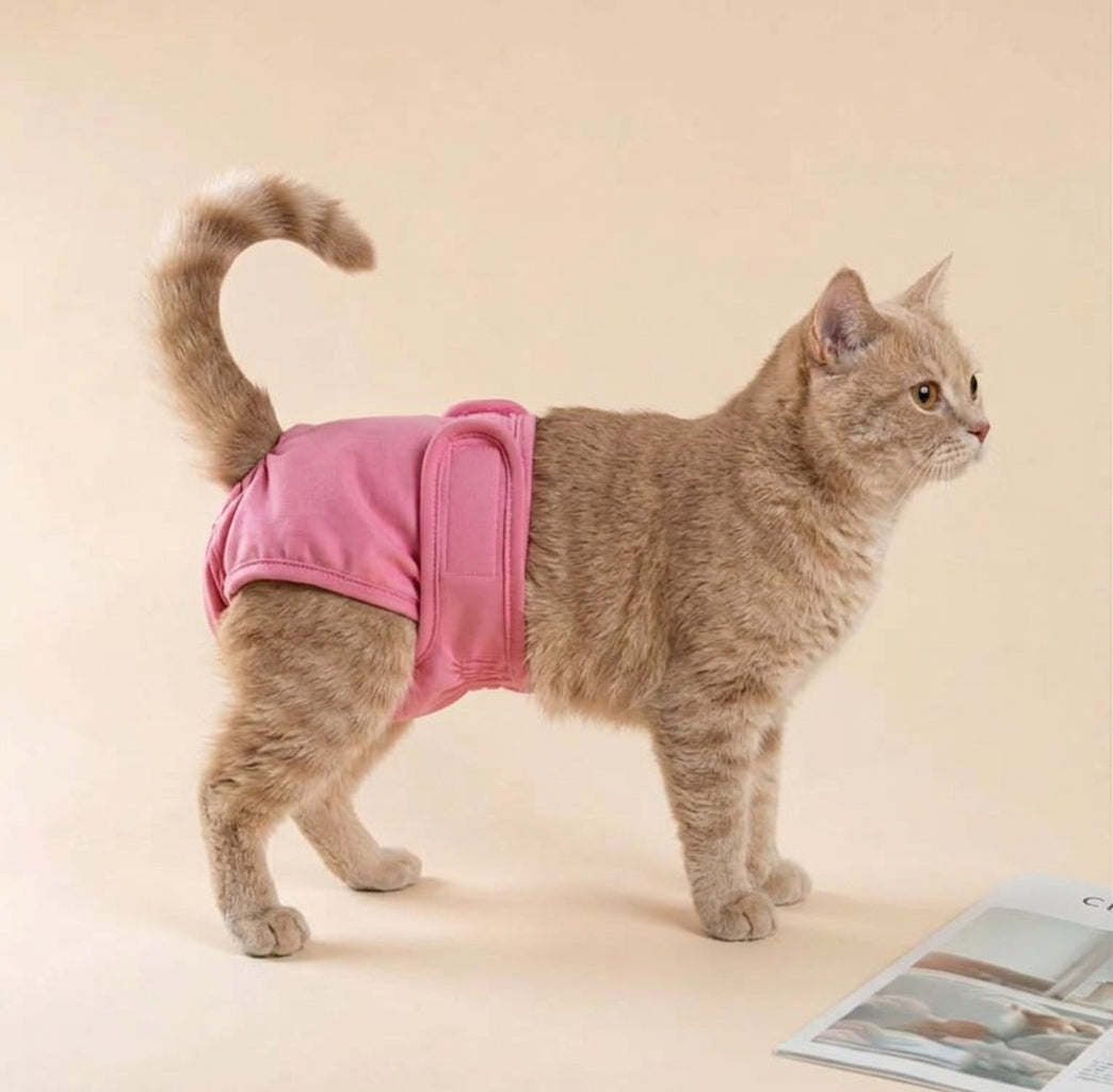 SnugFit Washable Cat Nappies - 3 Pack