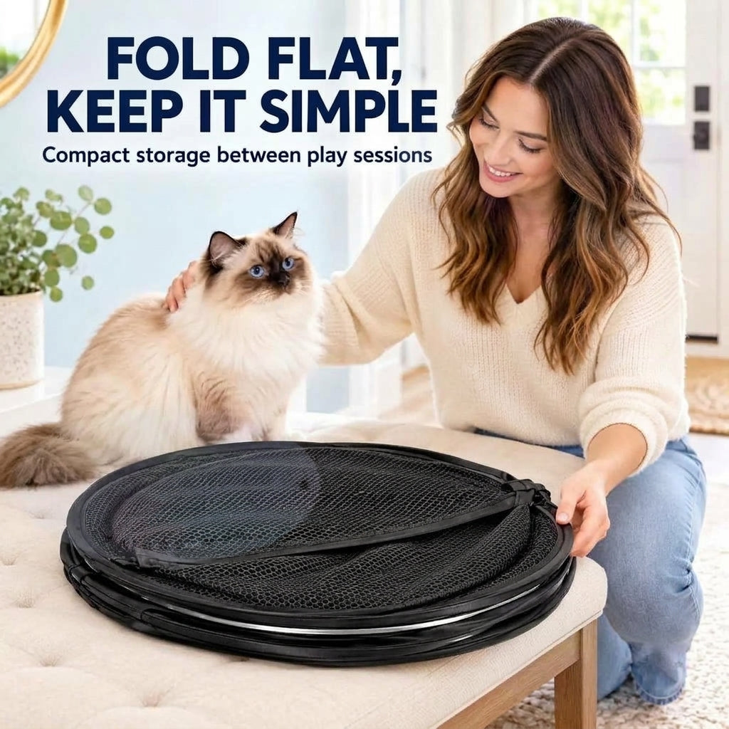 RollyBall – Pop-Up Rolling Cat Playpen 🐱🌐