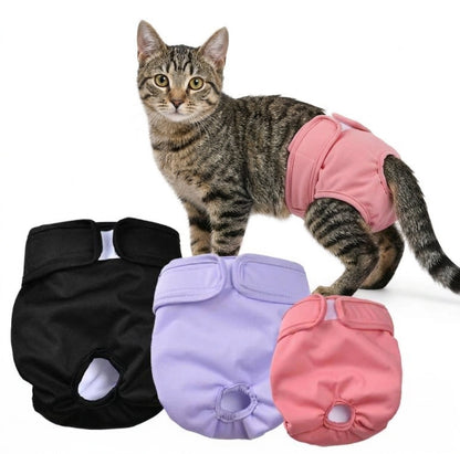 SnugFit Washable Cat Nappies - 3 Pack