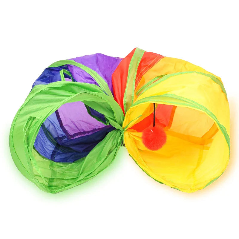 Cat Tunnel – Foldable Pet Play Tube for Indoor & Outdoor Fun