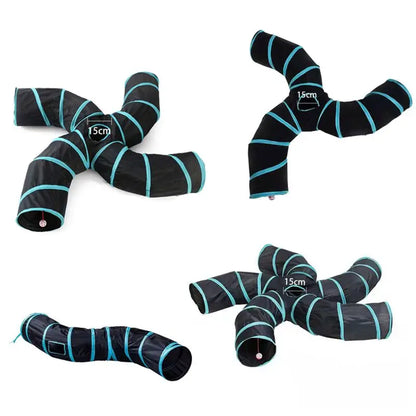 Foldable S-Shape Cat Tunnel