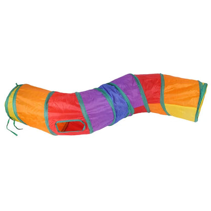 Foldable S-Shape Cat Tunnel