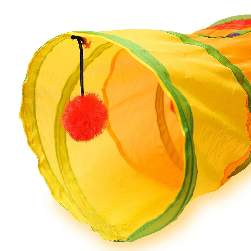 Cat Tunnel – Foldable Pet Play Tube for Indoor & Outdoor Fun