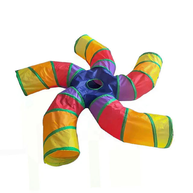 Foldable S-Shape Cat Tunnel