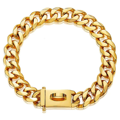 19mm Cuban Link Dog Collar