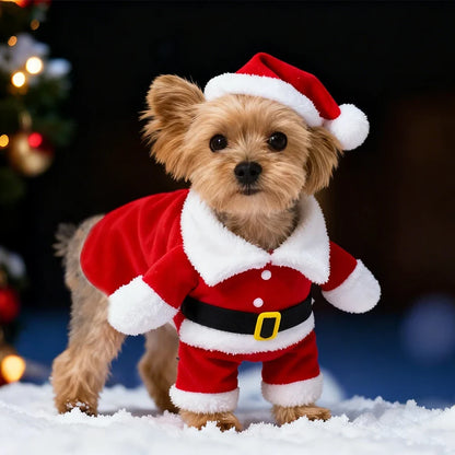Festive Santa Pet Costume 🎅🐾