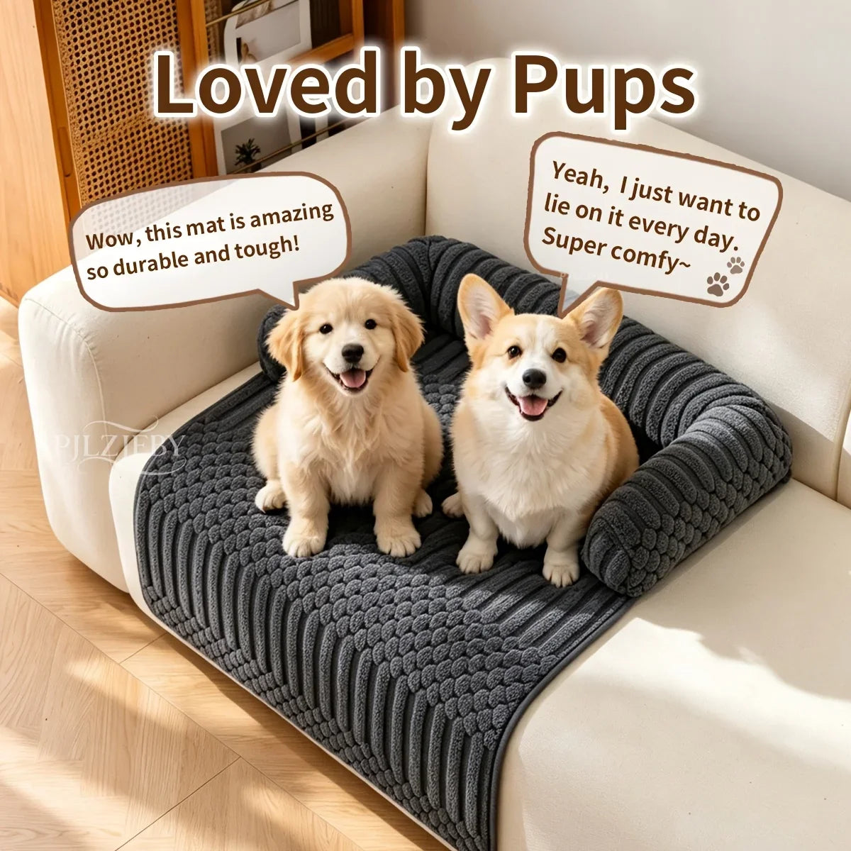 CouchGuard Plush Pet Sofa Bed