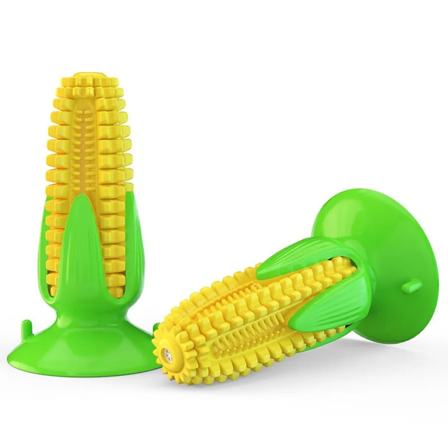 CornGrip – Suction Cup Dental Chew Toy 🌽🦷