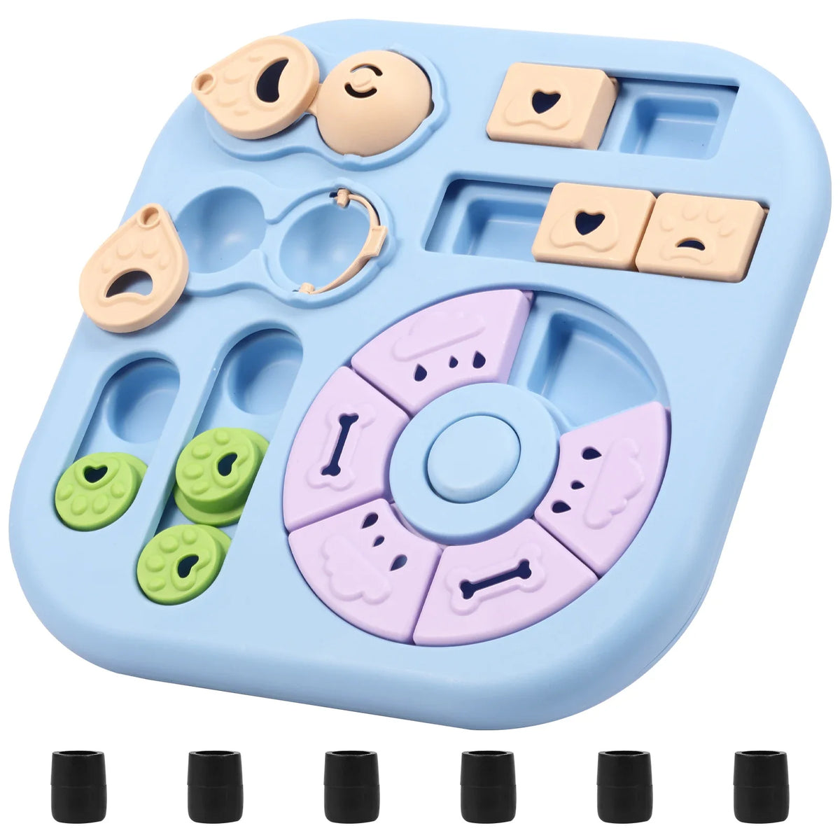 Interactive Dog Puzzle Toy – Slow Feeder & Treat Dispenser