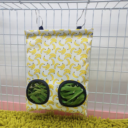Hanging Hay Bag with Hooks – Ideal Feeder for Small Pets