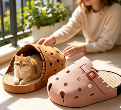 Shoe-Shaped Cat Scratcher & Lounger 👟🐱