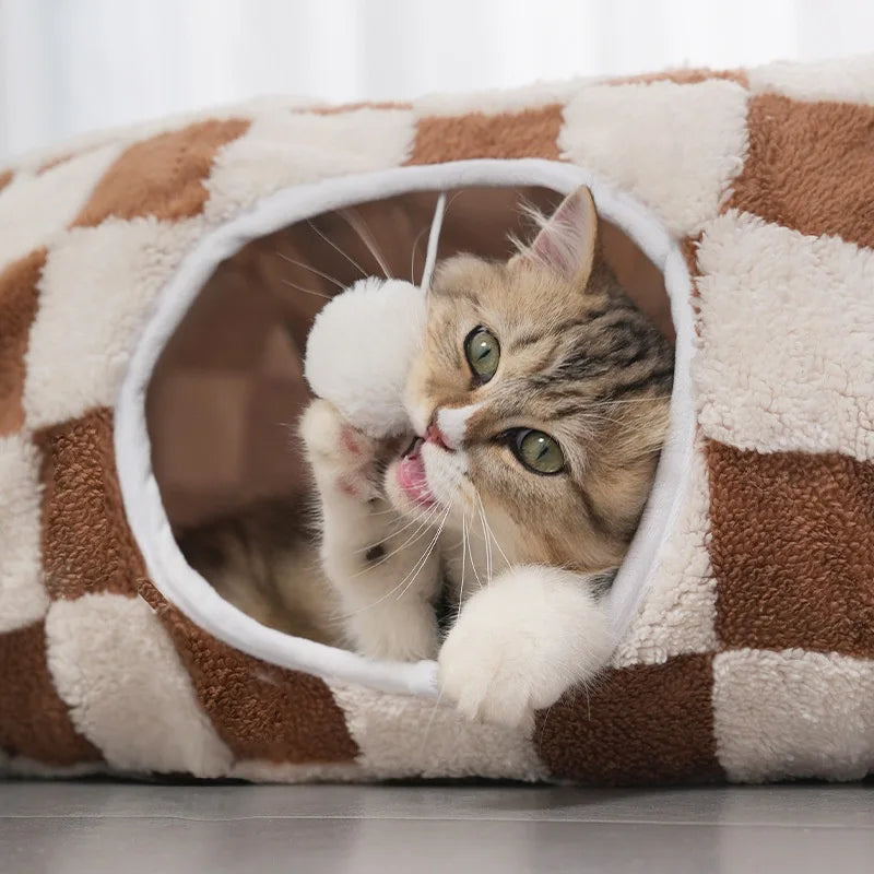 3-in-1 Cosy Pet Tunnel Bed