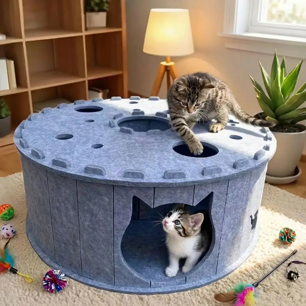 PurrMaze Felt Tunnel Nest