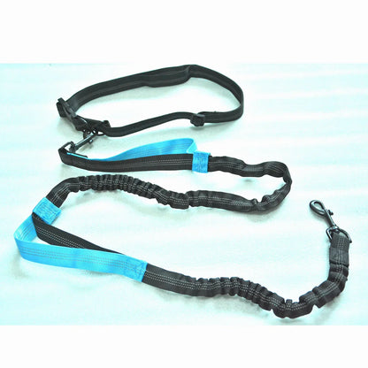 Reflective Dual-Elastic Hands-Free Dog Leash