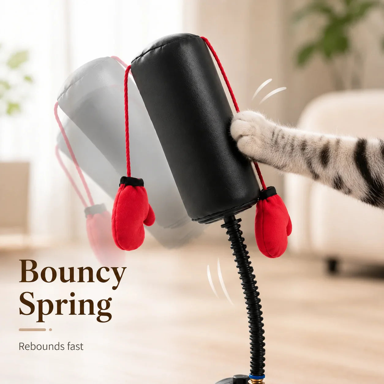 PunchPaws Interactive Cat Boxing Toy